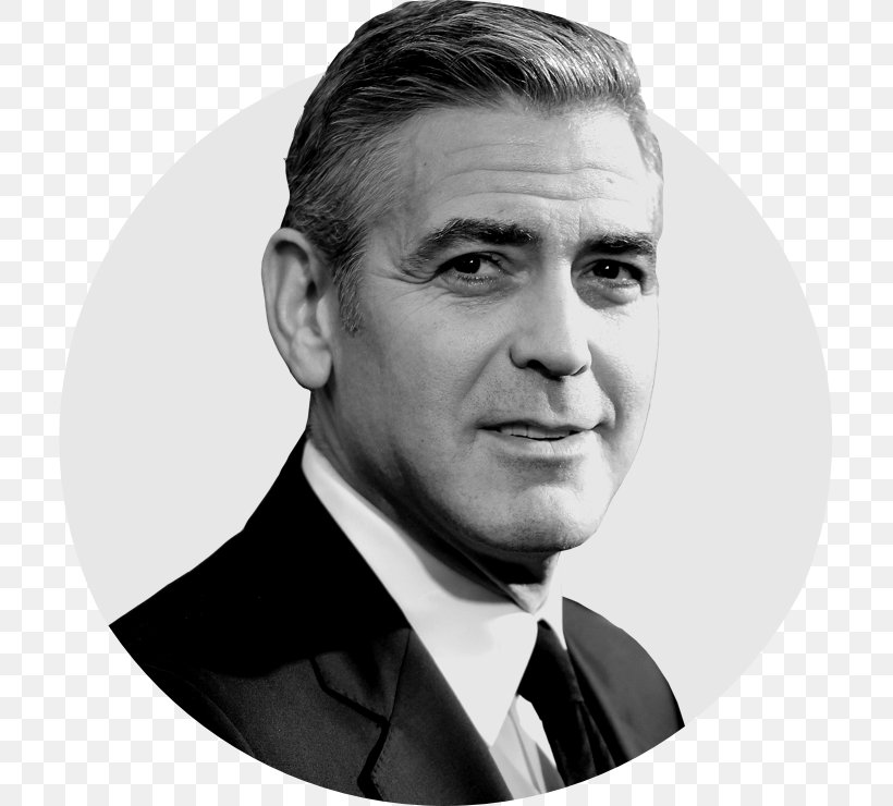 George Clooney Gravity Actor, PNG, 712x740px, George Clooney, Actor, Amal Clooney, Black And White, Businessperson Download Free