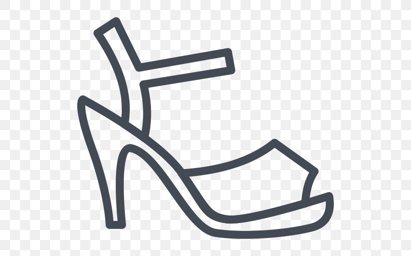 High-heeled Shoe Clothing Fashion Sandal, PNG, 512x512px, Highheeled Shoe, Black And White, Boutique, Clothing, Fashion Download Free