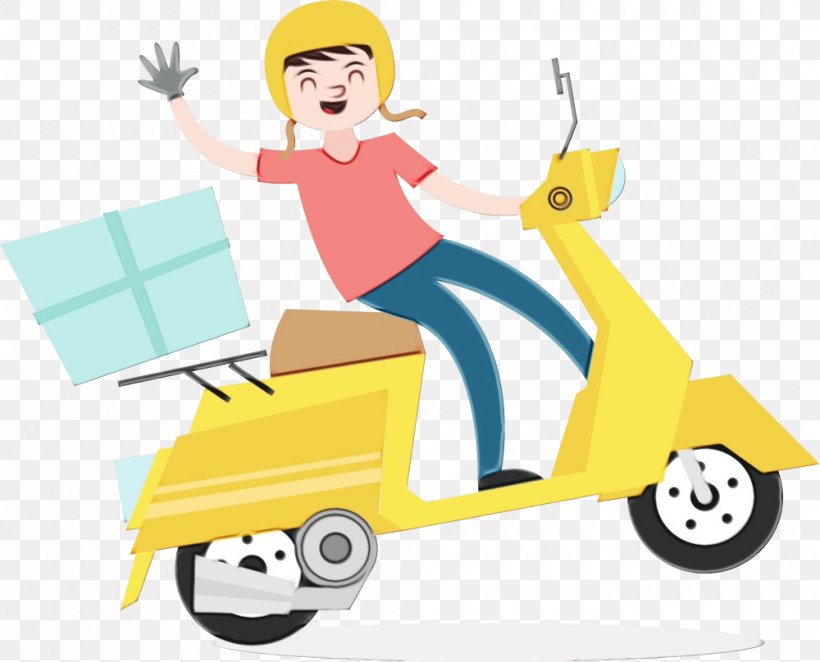 Mode Of Transport Cartoon Riding Toy Motor Vehicle Clip Art, PNG, 1000x808px, Watercolor, Cartoon, Mode Of Transport, Motor Vehicle, Package Delivery Download Free