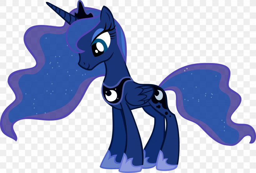 Princess Luna Pony Princess Celestia DeviantArt, PNG, 4000x2703px, Princess Luna, Animal Figure, Azure, Cartoon, Character Download Free