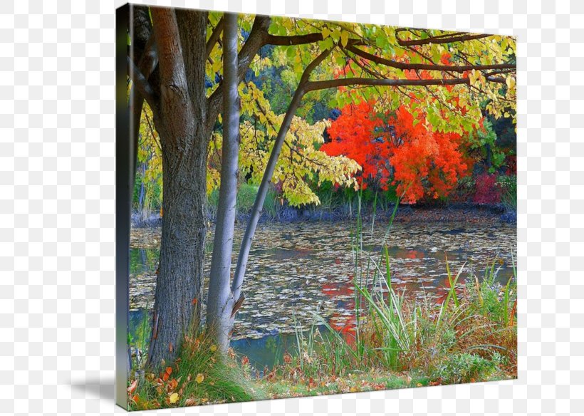 Painting Acrylic Paint Gallery Wrap Canvas Art, PNG, 650x584px, Painting, Acrylic Paint, Art, Autumn, Bank Download Free