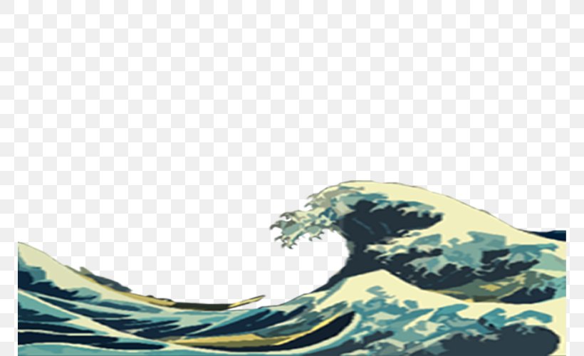 The Great Wave Off Kanagawa Wind Wave Desktop Wallpaper, PNG, 770x500px, Great Wave Off Kanagawa, Breaking Wave, Dispersion, Drawing, Ocean Download Free