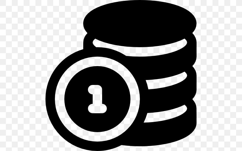 Coin Business Clip Art, PNG, 512x512px, Coin, Area, Black And White, Brand, Business Download Free