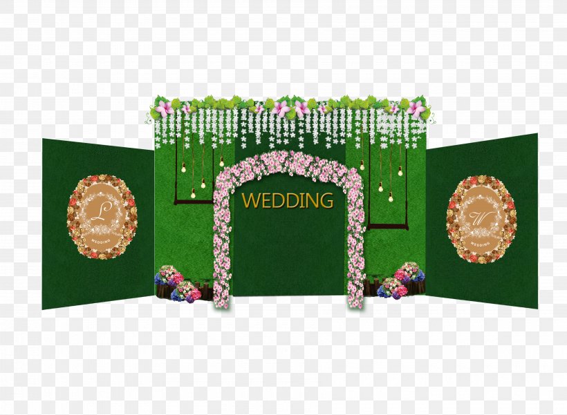 Wedding Stage Fundal, PNG, 3600x2640px, Wedding, Fundal, Games, Green, Poster Download Free