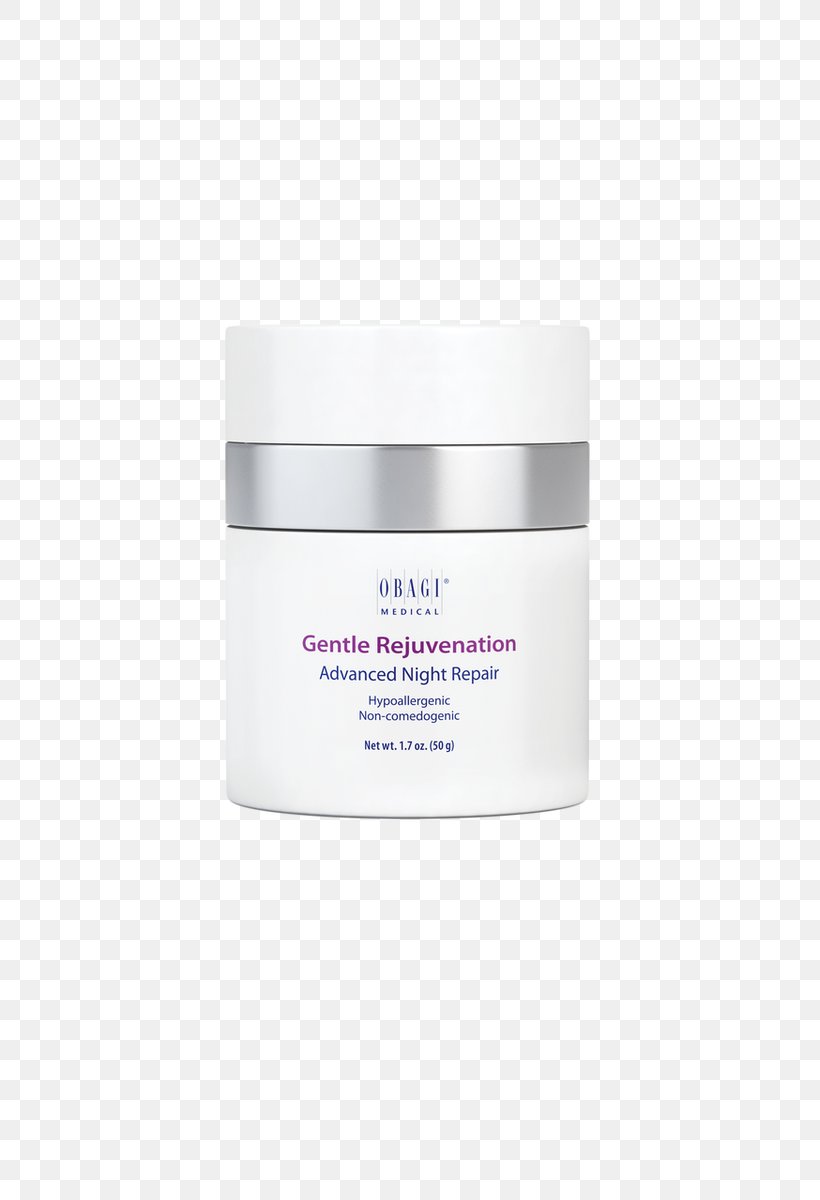 Cream Obagi Gentle Rejuvenation Advanced Night Repair Foryngelse Skin Care, PNG, 600x1200px, Cream, Ounce, Skin Care Download Free