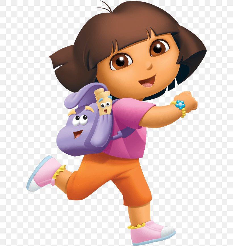 Dora The Explorer Nickelodeon Universe Cartoon, PNG, 636x864px, Watercolor, Cartoon, Flower, Frame, Heart Download Free