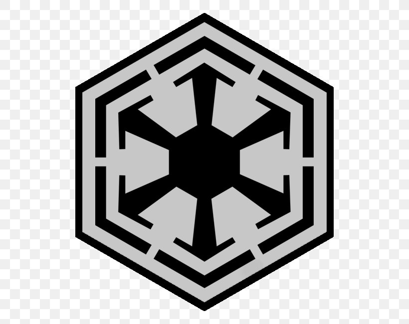 Anakin Skywalker Sith Galactic Empire Star Wars Logo, PNG, 650x650px, Anakin Skywalker, Area, Black And White, Brand, Decal Download Free
