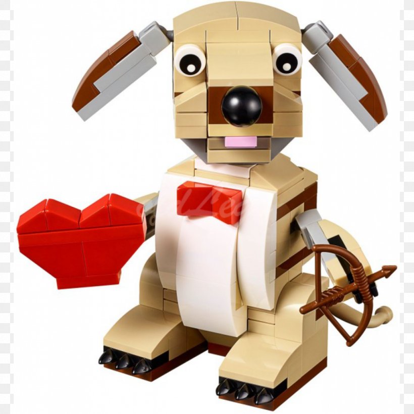 LEGO 40201 Valentines Cupid Dog Valentine's Day Toy Lego Canada, PNG, 1024x1024px, Lego, Bricklink, Cupid, Gift, Lego Bricks More Download Free