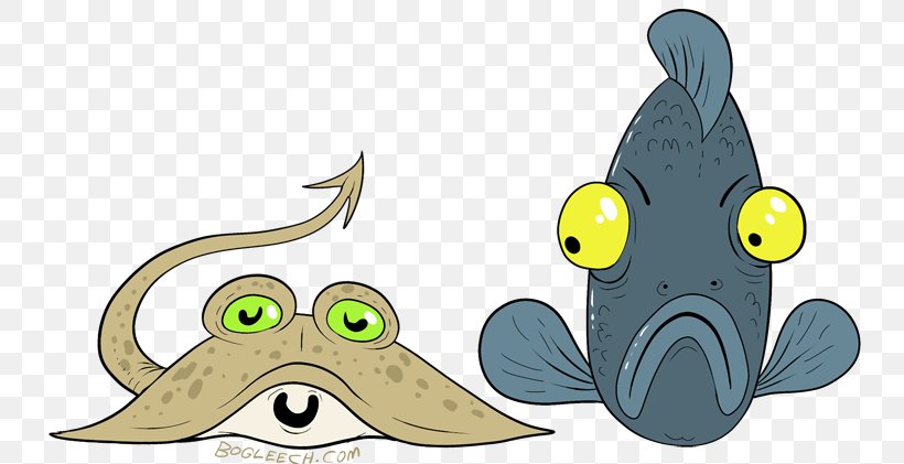 Cartoon Seabed Clip Art, PNG, 750x421px, Cartoon, Amphibian, Beak, Deep Sea Creature, Fauna Download Free