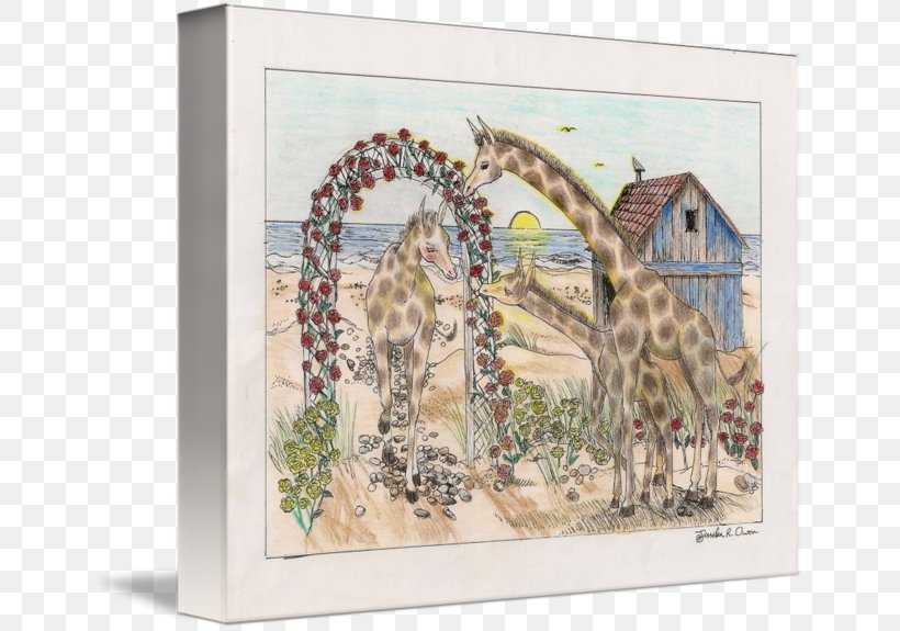 Giraffe Fine Art Painting Drawing, PNG, 650x575px, Giraffe, Art, Arts, Artwork, Colored Pencil Download Free