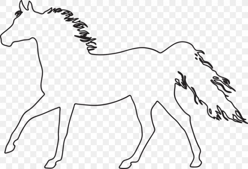 Konik Drawing Arabian Horse Standing Horse Clip Art, PNG, 830x566px, Konik, Animal Figure, Arabian Horse, Artwork, Black And White Download Free