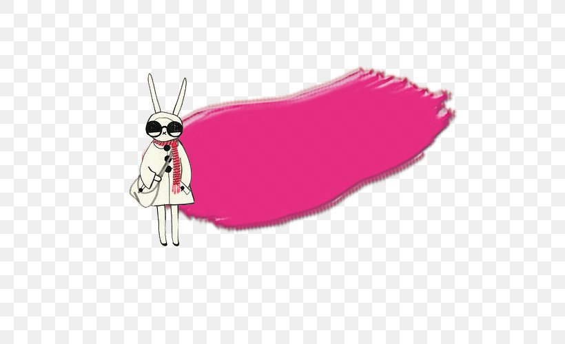 Pink M Rabbit Animated Cartoon, PNG, 520x500px, Pink M, Animated Cartoon, Pink, Rabbit Download Free