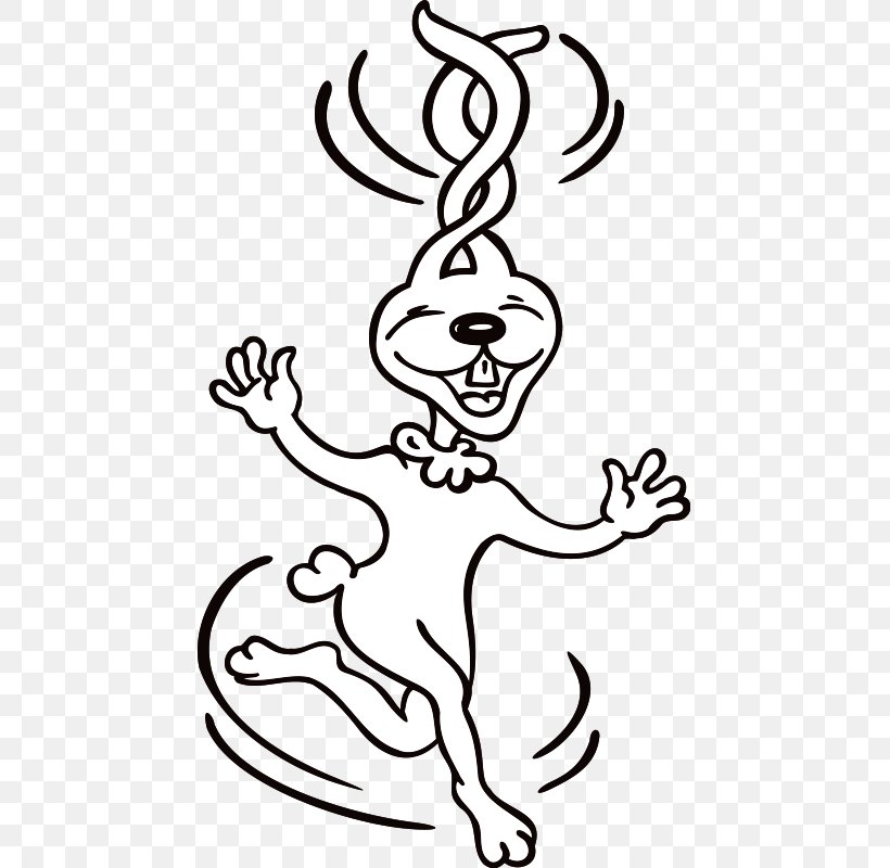 Black And White Rabbit Clip Art, PNG, 800x800px, Watercolor, Cartoon, Flower, Frame, Heart Download Free