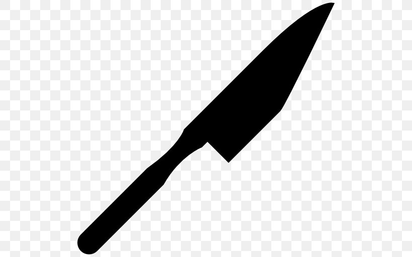 Chef's Knife Kitchen Knives Throwing Knife, PNG, 512x512px, Knife, Black And White, Blade, Cold Weapon, Cutlery Download Free