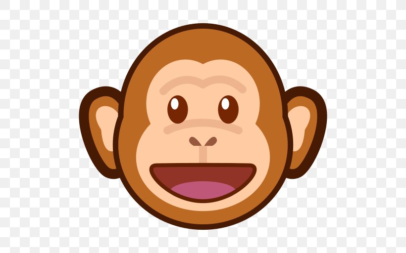 Face Monkey Facial Expression Smiley Clip Art, PNG, 512x512px, Face, Amnesia, Animal, Ear, Emoji Download Free
