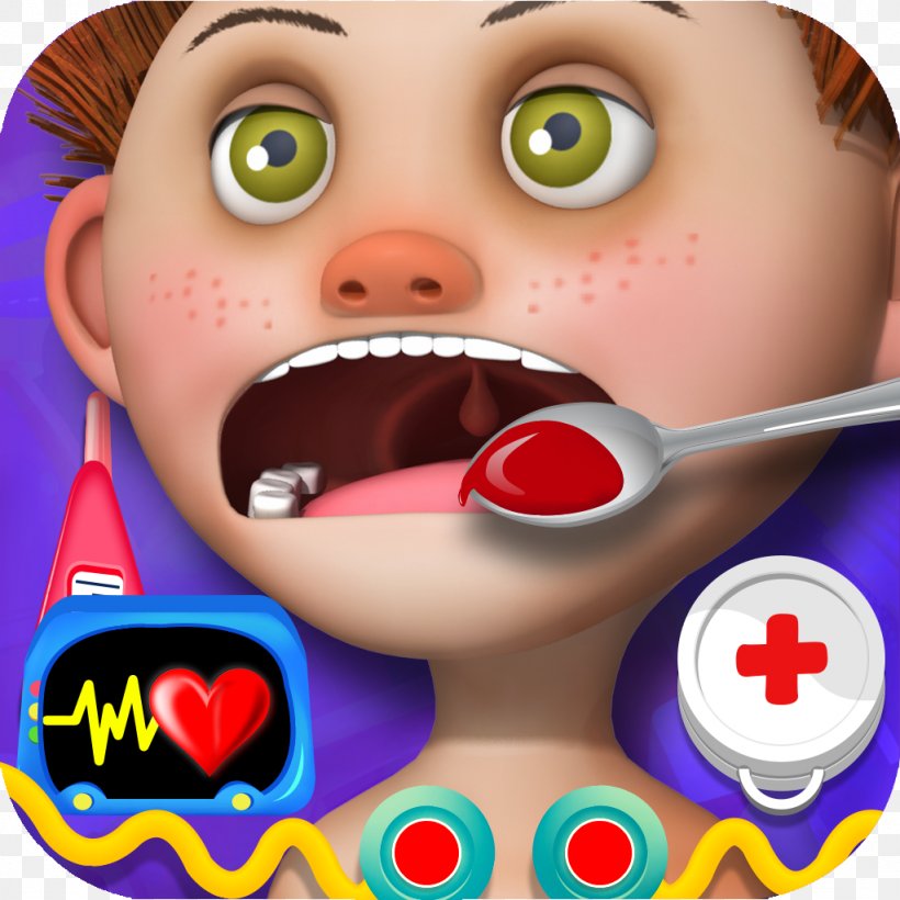 Little Physical Examination Doctor Braces Educational Game Real Birds GameiMax, PNG, 1024x1024px, Watercolor, Cartoon, Flower, Frame, Heart Download Free