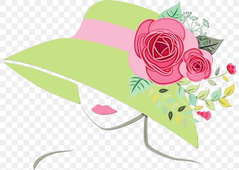 Rose, PNG, 800x585px, Watercolor, Flower, Headgear, Paint, Petal Download Free