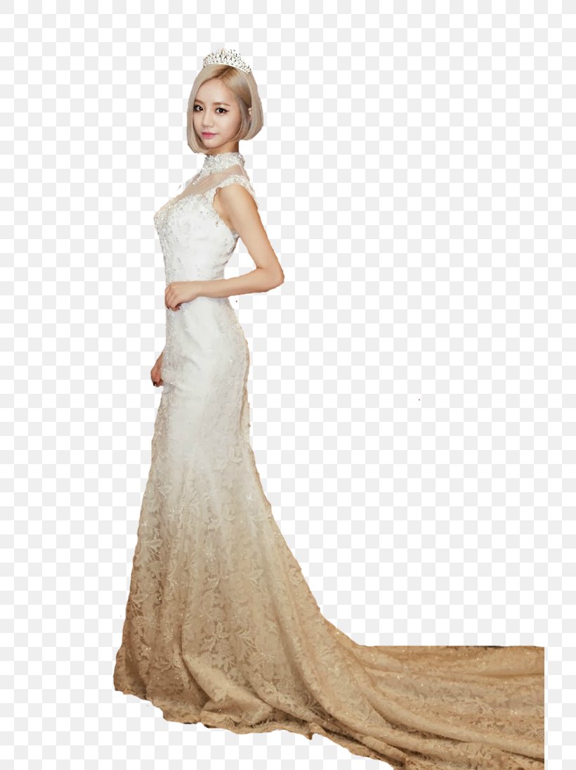 Wedding Dress Girl's Day DeviantArt Model, PNG, 730x1095px, Watercolor, Cartoon, Flower, Frame, Heart Download Free