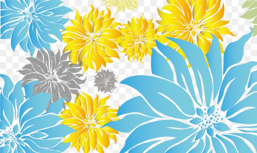 Chrysanthemum Flora Petal Pattern, PNG, 1001x599px, Chrysanthemum, Blue, Chrysanths, Computer, Dahlia Download Free