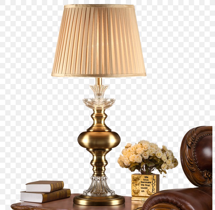 Table Light Lampe De Bureau Bedroom, PNG, 800x800px, Table, Bed, Bedroom, Brass, Crystal Download Free
