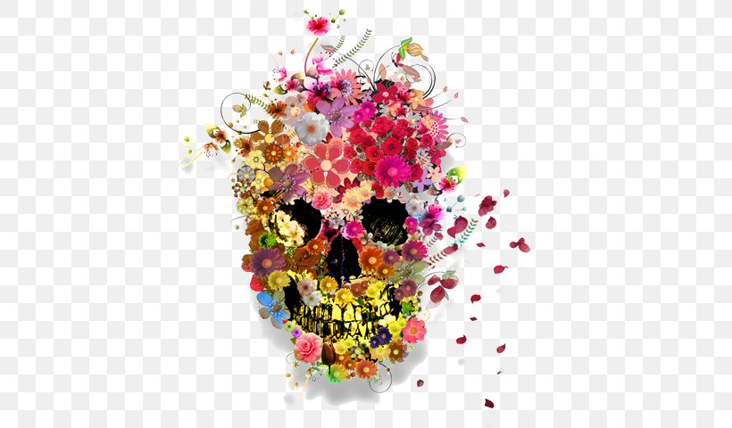 Human Skull Symbolism Flower Butterfly, PNG, 640x480px, Skull, Art, Body Jewelry, Butterflies And Moths, Butterfly Download Free