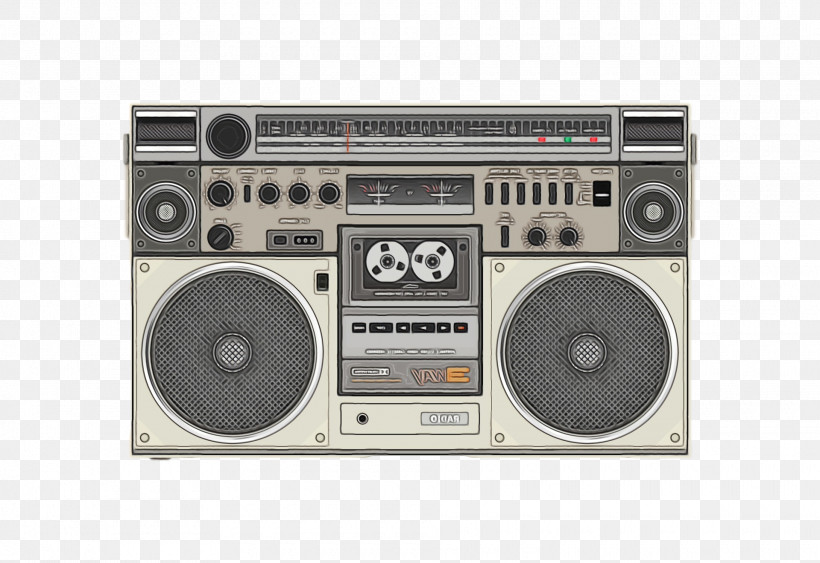 Boombox Stereophonic Sound Electronic Musical Instrument Electronic Music Physics, PNG, 1920x1320px, Watercolor, Boombox, Electronic Music, Electronic Musical Instrument, Paint Download Free