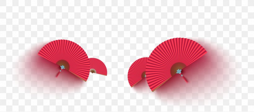 Hand Fan Red Chinoiserie, PNG, 2750x1212px, Hand Fan, Chinoiserie, Fan, Hand, Heart Download Free