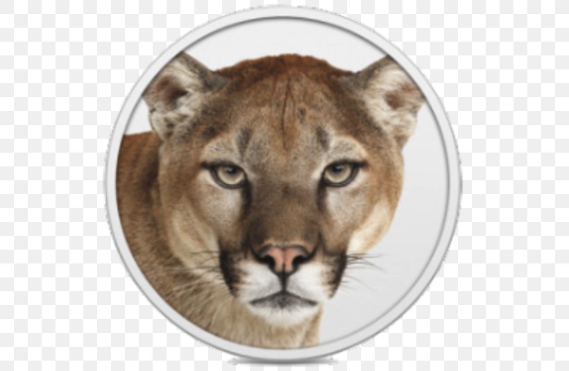 MacBook Pro OS X Mountain Lion Mac OS X Lion MacOS, PNG, 535x535px, Macbook Pro, App Store, Apple, Big Cats, Carnivoran Download Free