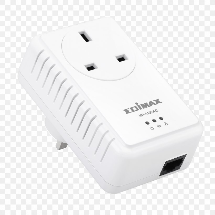 Power-line Communication Adapter Electronics AC Power Plugs And Sockets Electrical Wires & Cable, PNG, 1000x1000px, Powerline Communication, Ac Power Plugs And Sockets, Adapter, Computer Component, Computer Hardware Download Free