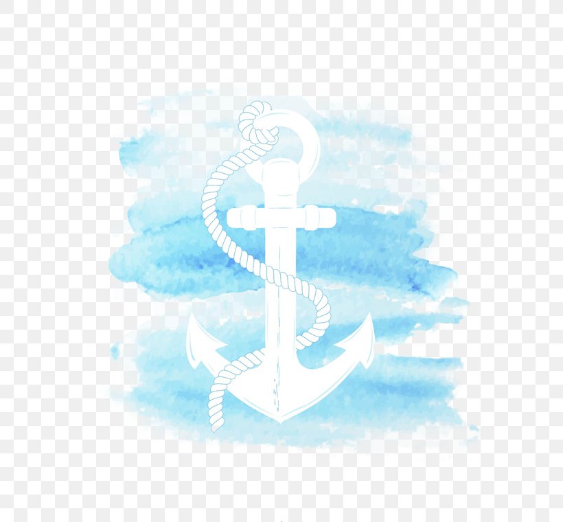 Watercolor Painting Anchor, PNG, 800x760px, Watercolor Painting, Anchor, Aqua, Art, Blue Download Free