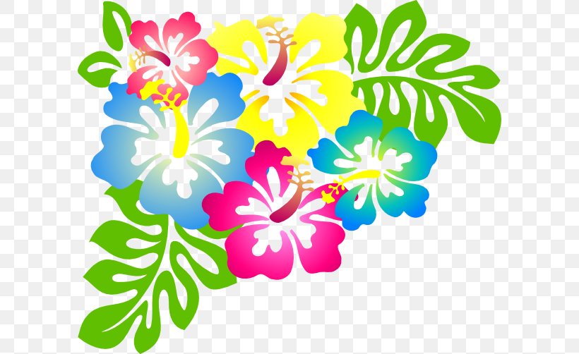 Hawaiian Luau Clip Art, PNG, 600x502px, Hawaii, Artwork, Cut Flowers, Flora, Floral Design Download Free