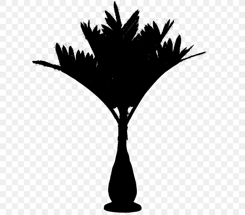 Palm Trees Branch Light-emitting Diode Trunk, PNG, 720x720px, Palm Trees, Arecales, Black, Blackandwhite, Botany Download Free