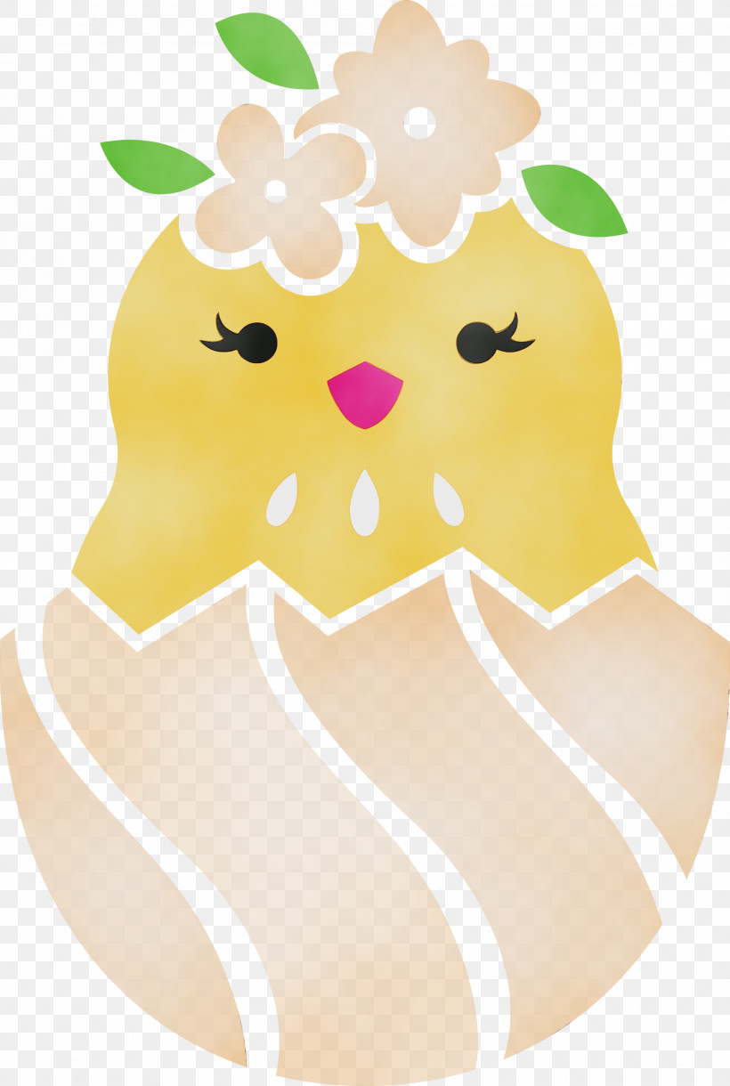 Yellow Cartoon, PNG, 2015x2999px, Chick In Eggshell, Adorable Chick, Cartoon, Easter Day, Paint Download Free