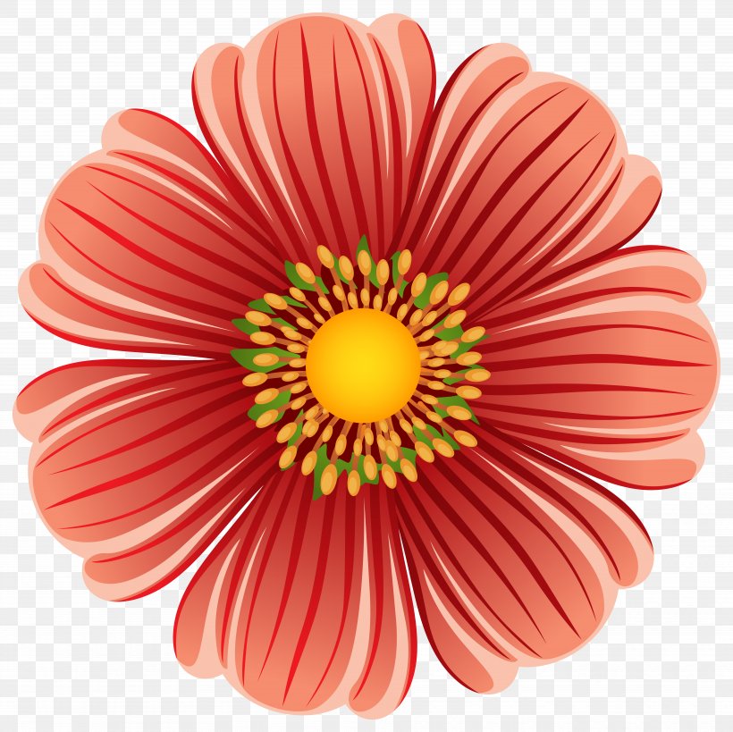 Flower Clip Art, PNG, 7476x7474px, Flower, Color, Cut Flowers, Daisy, Daisy Family Download Free