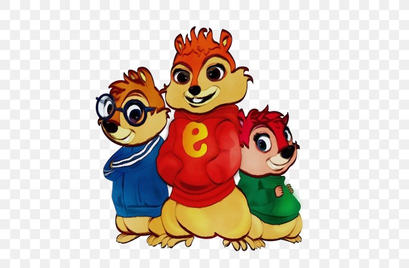 Squirrel Cartoon, PNG, 554x538px, Watercolor, Alvin And The Chipmunks, Animated Cartoon, Animation, Cartoon Download Free
