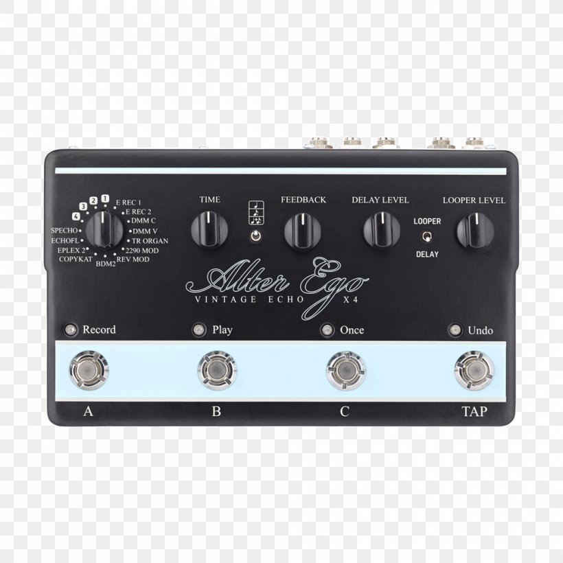 TC Electronic Alter Ego X4 Vintage Echo Effects Processors & Pedals Delay TC Electronic Alter Ego V2 Vintage Echo, PNG, 1000x1000px, Tc Electronic, Audio Equipment, Boss Corporation, Delay, Echo Download Free