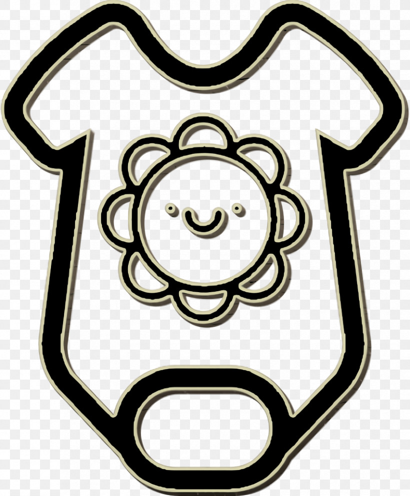 Baby Onesie Outline With Smiling Sun Icon Fashion Icon Baby Clothes Icon, PNG, 852x1032px, Fashion Icon, Baby Clothes Icon, Baby Pack 1 Icon, Baby Shower, Childrens Clothing Download Free