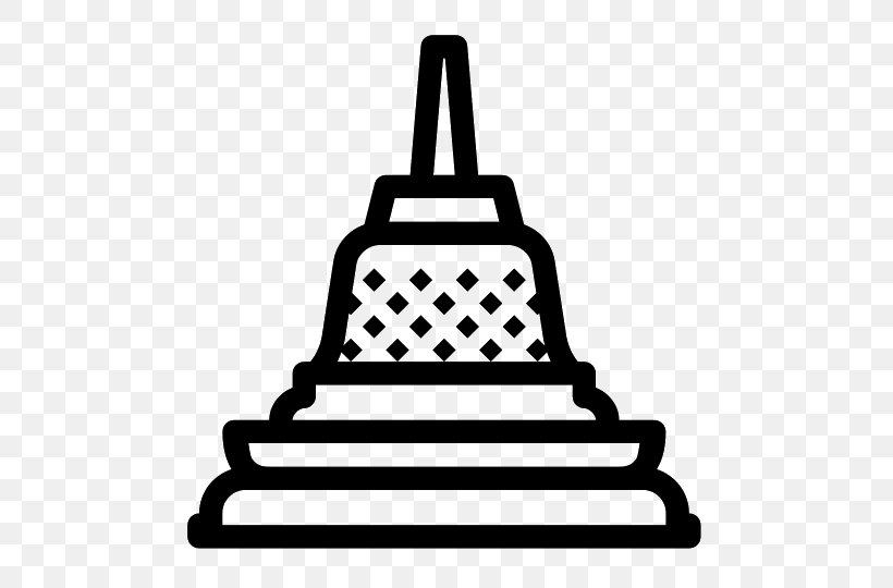Borobudur Temple Boudhanath Clip Art, PNG, 540x540px, Borobudur, Artwork, Black, Black And White, Boudhanath Download Free