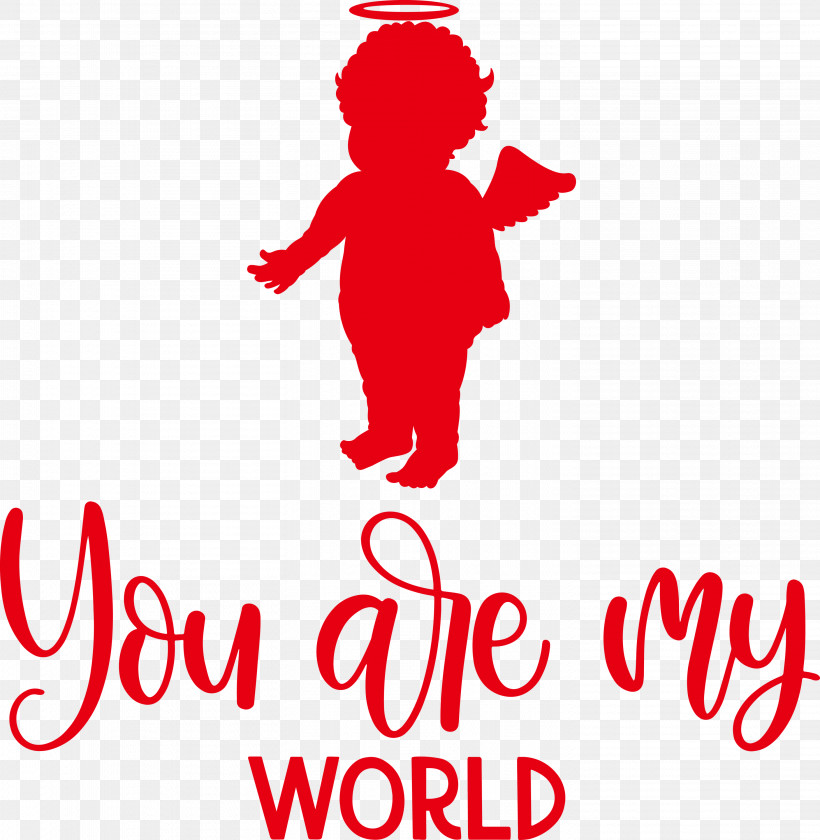 You Are My World Valentine Valentines, PNG, 2926x3000px, You Are My World, Logo, Sticker, Tapestry, Text Download Free
