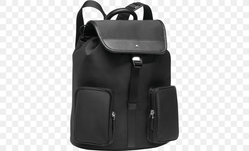 Backpack Montblanc Handbag Leather, PNG, 500x500px, Backpack, Bag, Baggage, Black, Brand Download Free