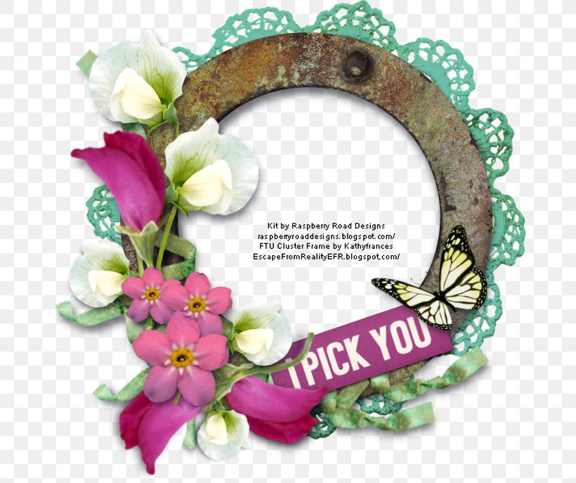 Picture Frames Floral Design Flower, PNG, 677x687px, Picture Frames, Blog, Christmas, Email, Floral Design Download Free