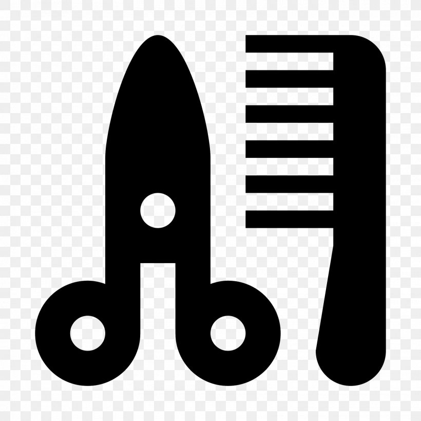 Barber Comb Font, PNG, 1600x1600px, Barber, Black And White, Brand, Comb, Cosmetologist Download Free