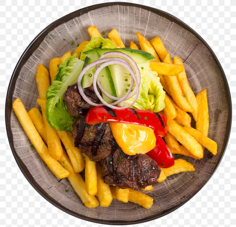 French Fries Steak Frites Vegetarian Cuisine Mixed Grill Street Food, PNG, 800x788px, French Fries, American Food, Cuisine, Dish, Fast Food Download Free