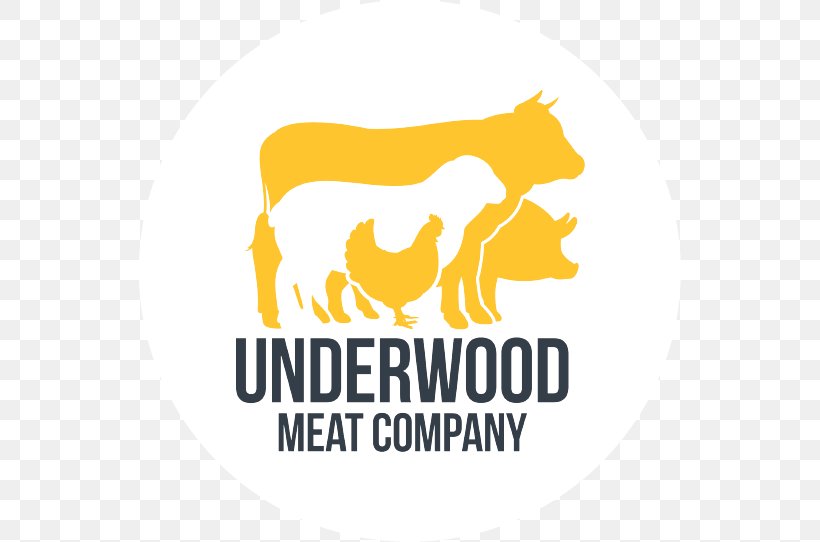 Underwood Meat Company Logo Butcher, PNG, 542x542px, Logo, Area, Beef, Boucherie, Brand Download Free
