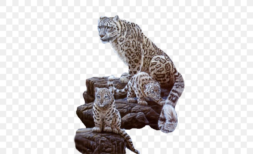 Snow Leopard Cat Tiger Cougar, PNG, 500x500px, Leopard, Animal, Art, Big Cat, Big Cats Download Free