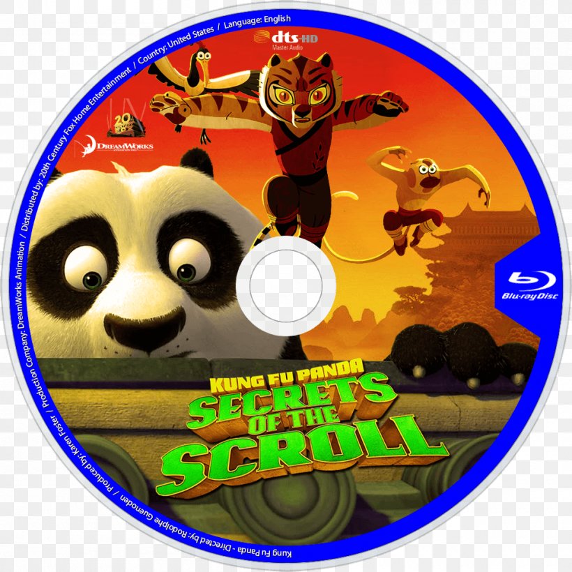Kung Fu Panda DVD Blu-ray Disc Animated Film, PNG, 1000x1000px, 2016, Kung Fu Panda, Animated Film, Bluray Disc, Car Download Free