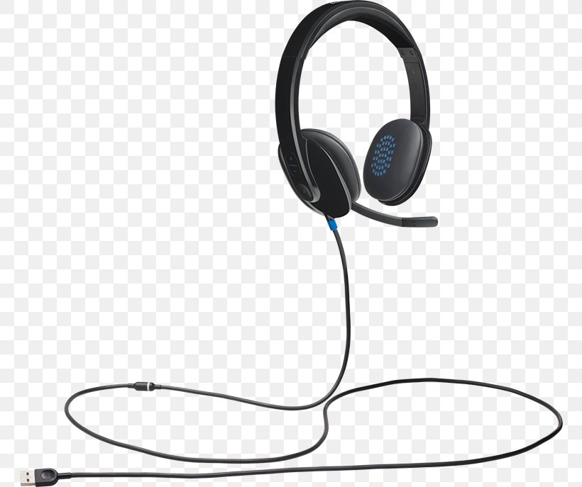 Logitech H540 Headphones Logitech H390 USB Microphone, PNG, 800x687px, Logitech H540, Audio, Audio Equipment, Ca Technologies, Communication Download Free