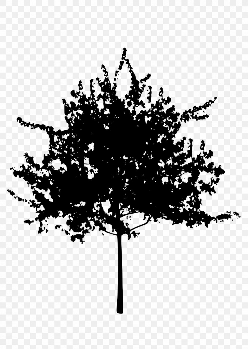 Tree Silhouette Clip Art, PNG, 958x1349px, Tree, Black And White, Branch, Leaf, Monochrome Download Free