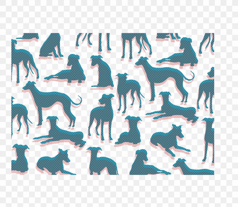 Whippet Puppy Pet Sitting Illustration, PNG, 3424x2980px, Whippet, Animal, Blue, Companion Dog, Dog Download Free
