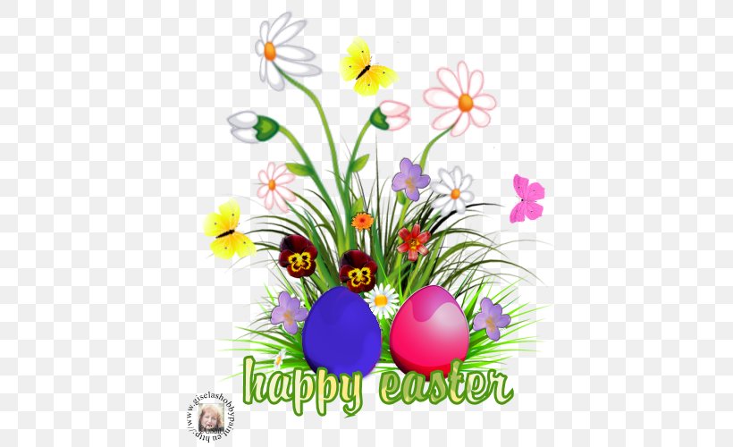 Easter Floral Design World Wide Web Web Page Email, PNG, 500x500px, Easter, Art, Cut Flowers, Easter Egg, Email Download Free